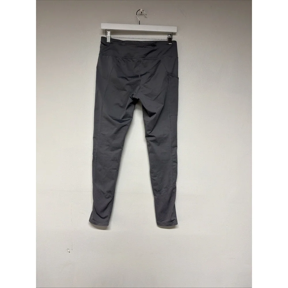 Nike Dri-fit Leggings Size M Womens Mid Rise Activewear Casual Gray